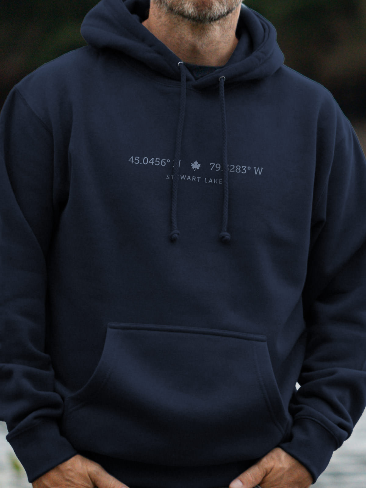 Your Spot Hoodie - Navy - Male Model
