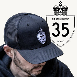 Highway 35 Patch Hat (Black)