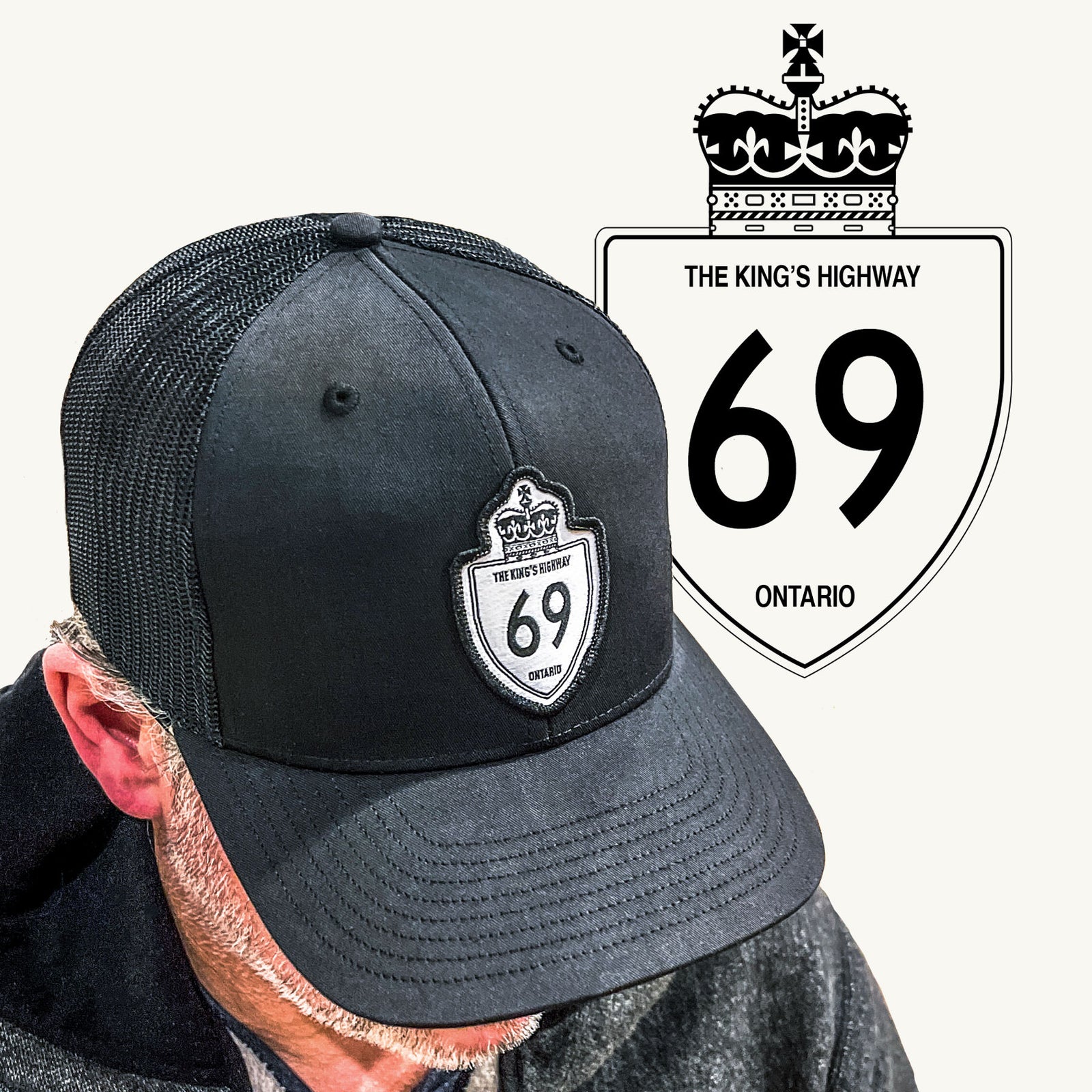 Highway 69 Patch Hat (Black)