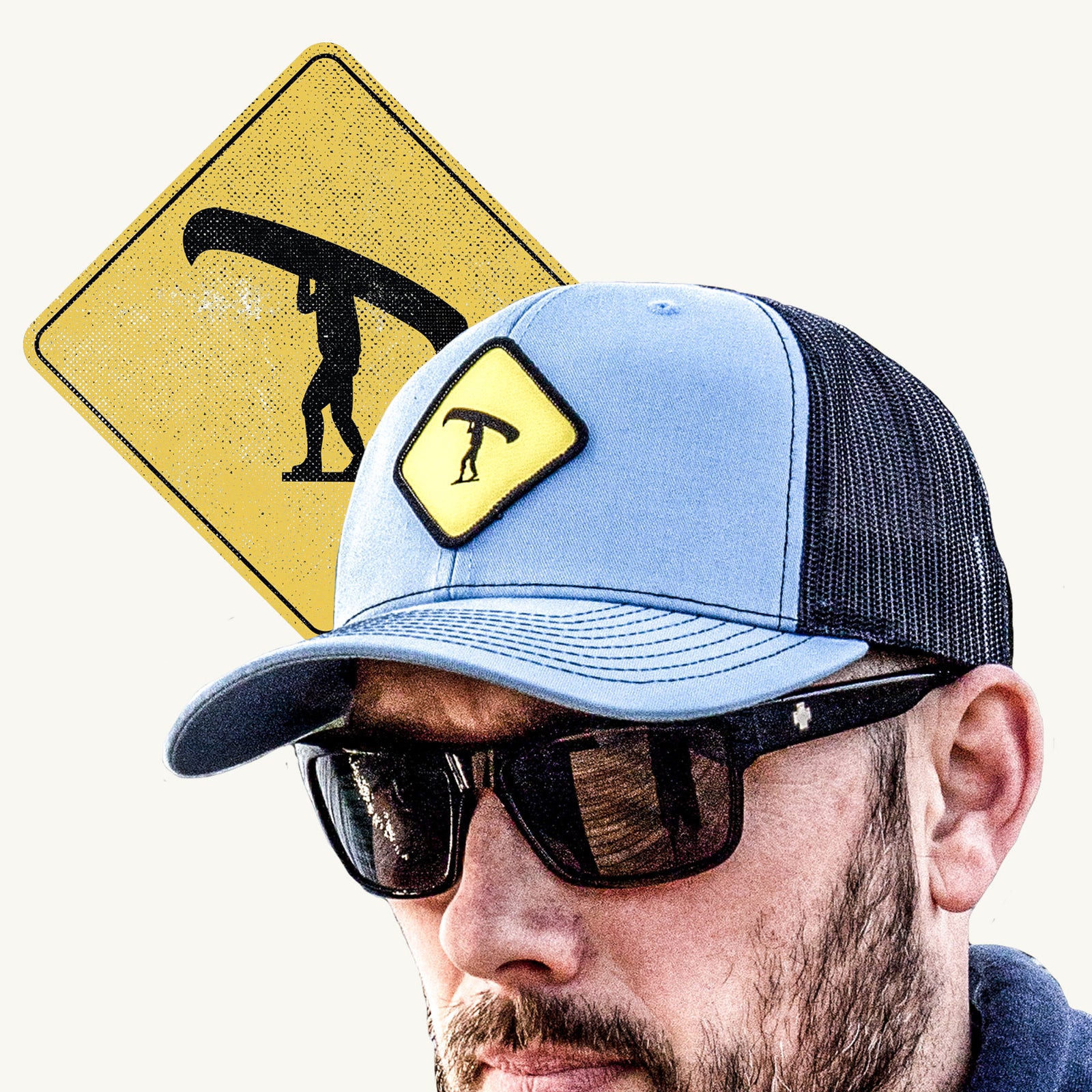 Portage Patch Hat (Blue, Black)
