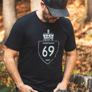Highway 69 T-Shirt (Unisex) - Black
