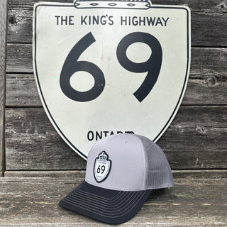 Highway 69 Patch Hat (Grey,Black)