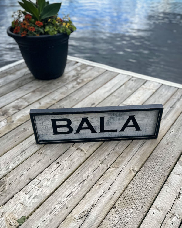 Bala Vintage Wooden Sign