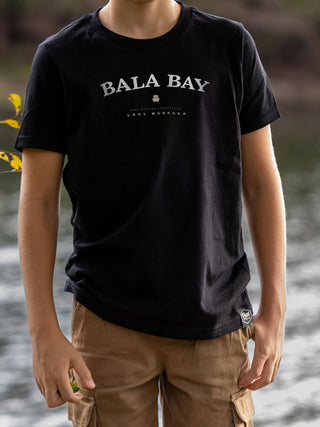 Bala Bay Kids T-Shirt - Black - Pure Muskoka