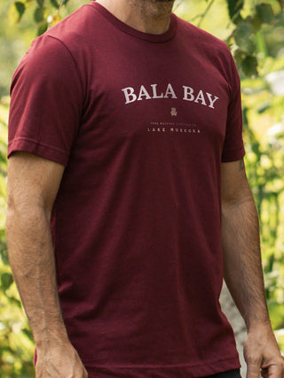 Bala Bay T-Shirt - Cardinal - Male Model