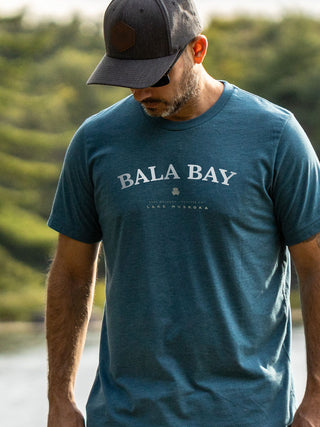 Bala Bay T-Shirt - Deep Teal - Male Model