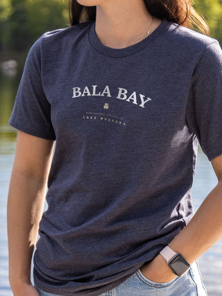 Bala Bay T-Shirt - Navy- Female Model