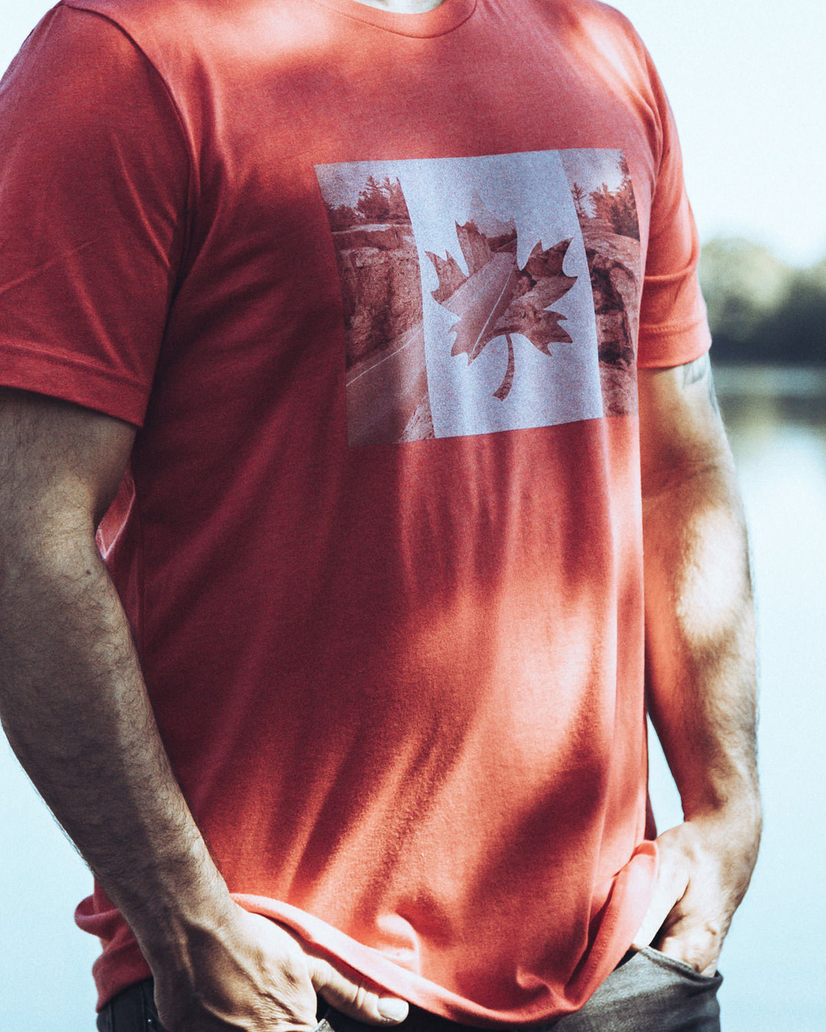 Pure Muskoka Canada Flag T-Shirt