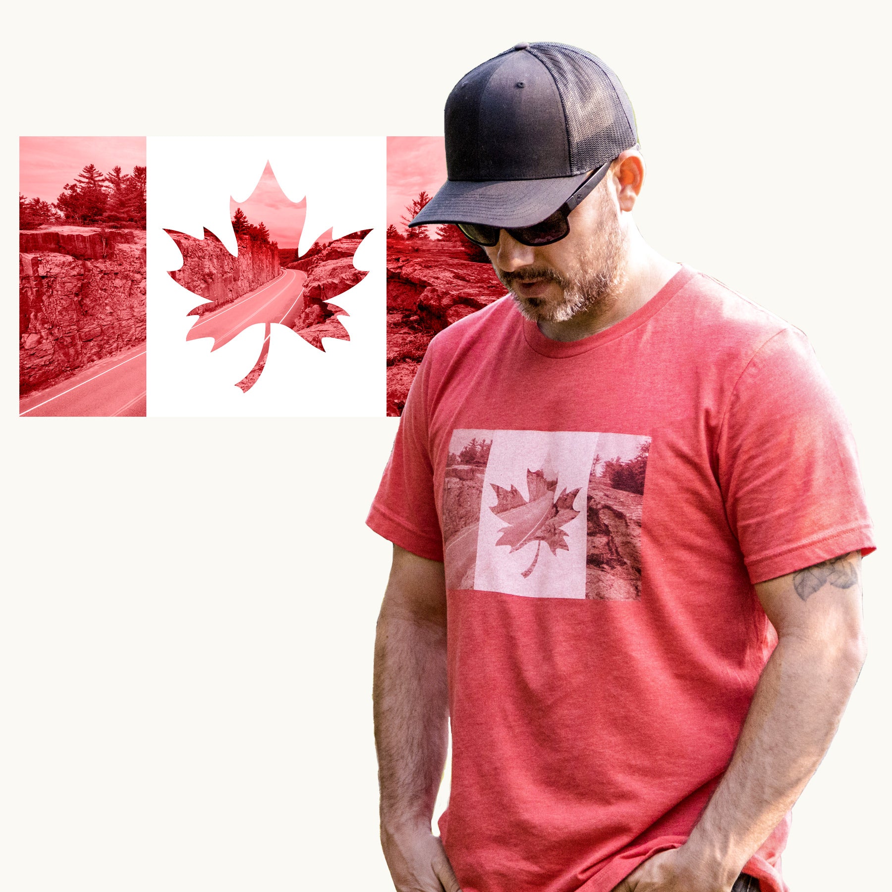 Pure Muskoka Special Canada Day Flag T-Shirt