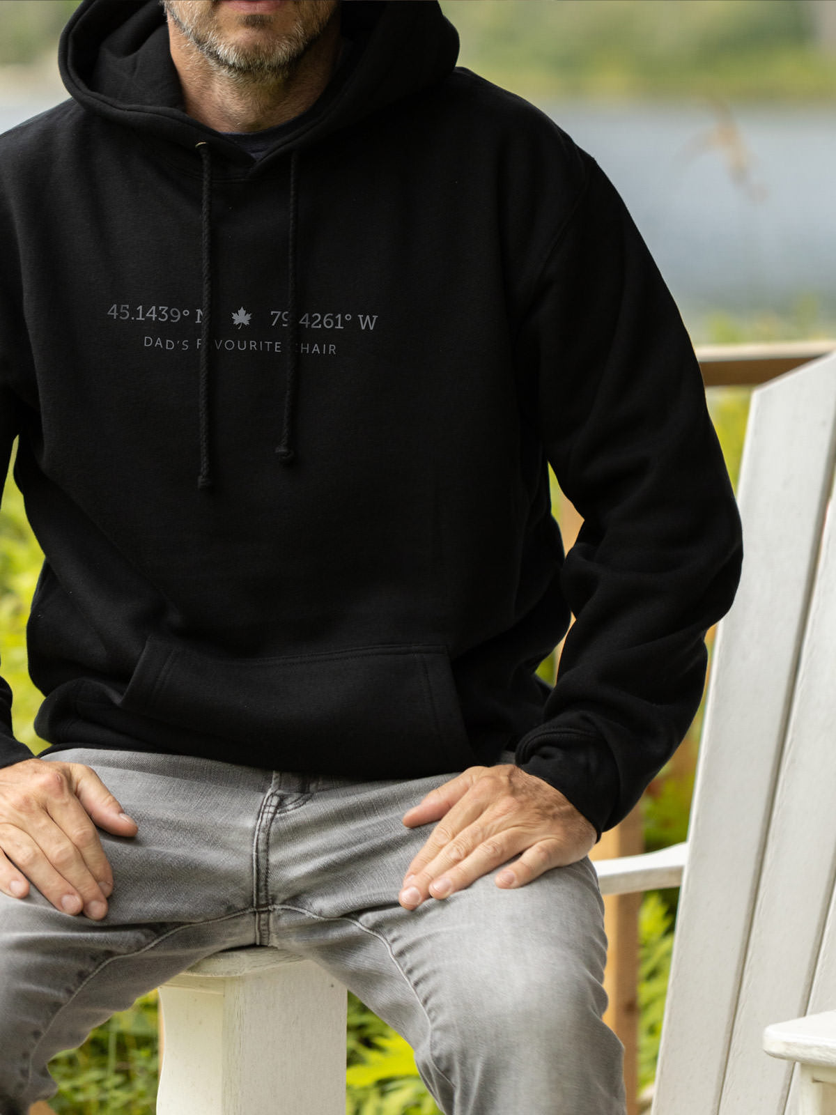Your Spot Hoodie - Black  - Male Model
