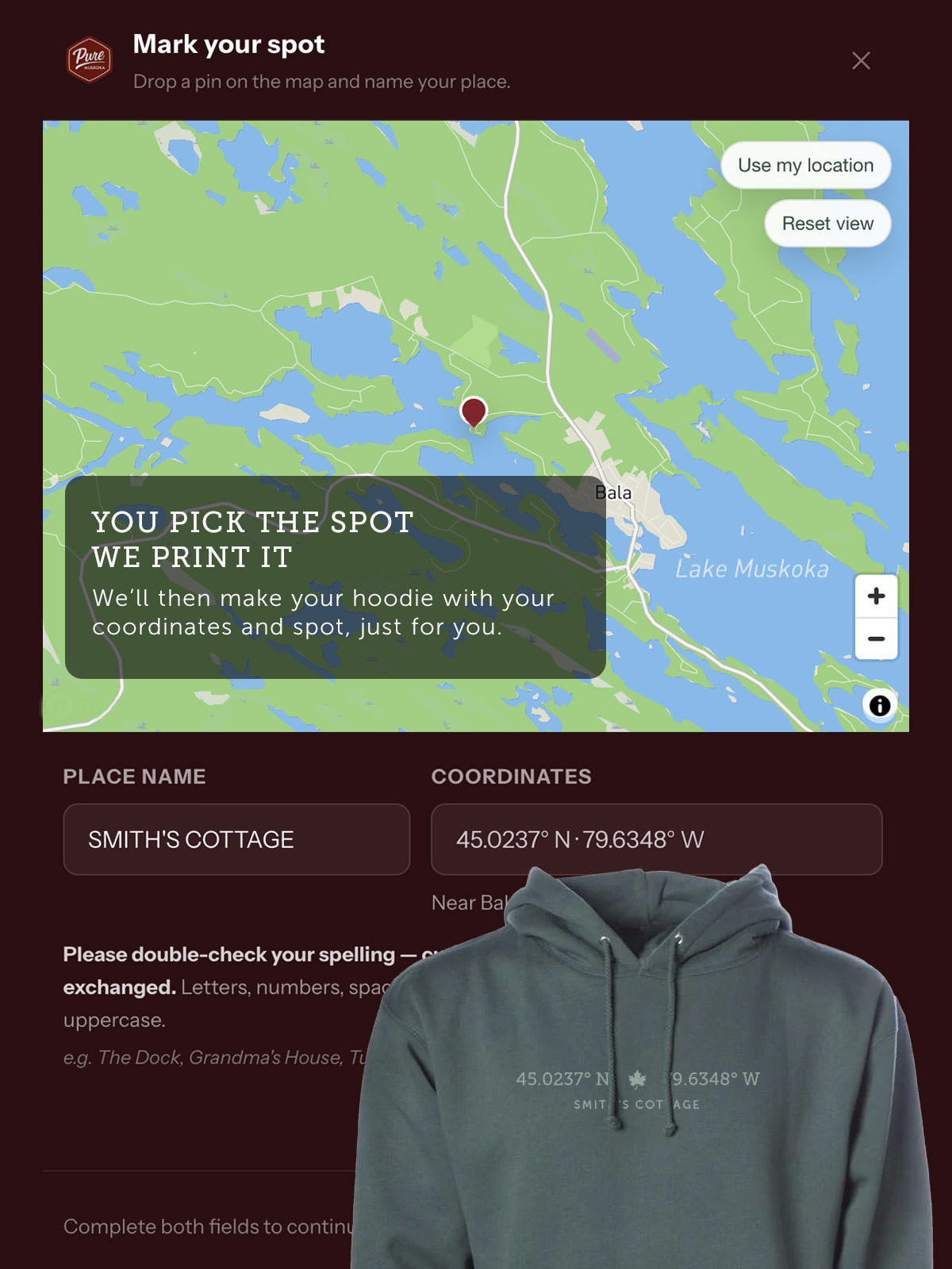 Your Spot Hoodie