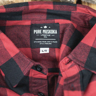 Pure Muskoka Lifestyle Buffalo Plaid Flannel