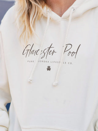 Gloucester Pool Hoodie - Bone - Female Model