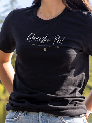Gloucester Pool T-Shirt - Black - Female Model