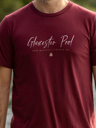Gloucester Pool T-Shirt - Cardinal - Male Model