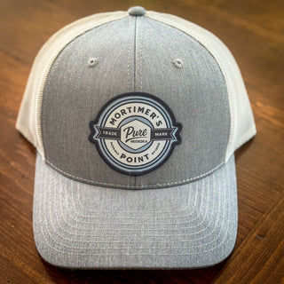 Mortimer's Point Lifestyle Patch Hat  - Heather  Grey
