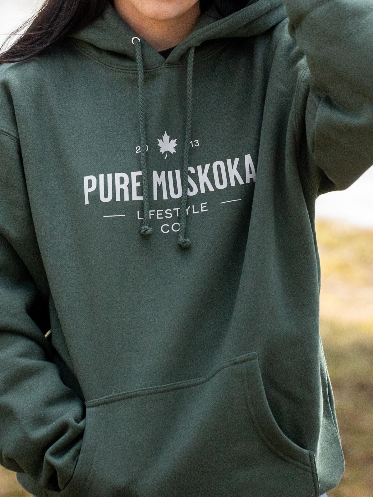 Heritage Hoodie (Unisex) - Pure Muskoka