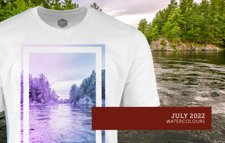 July 2022 - Watercolours - Pure Muskoka T-Shirt Club