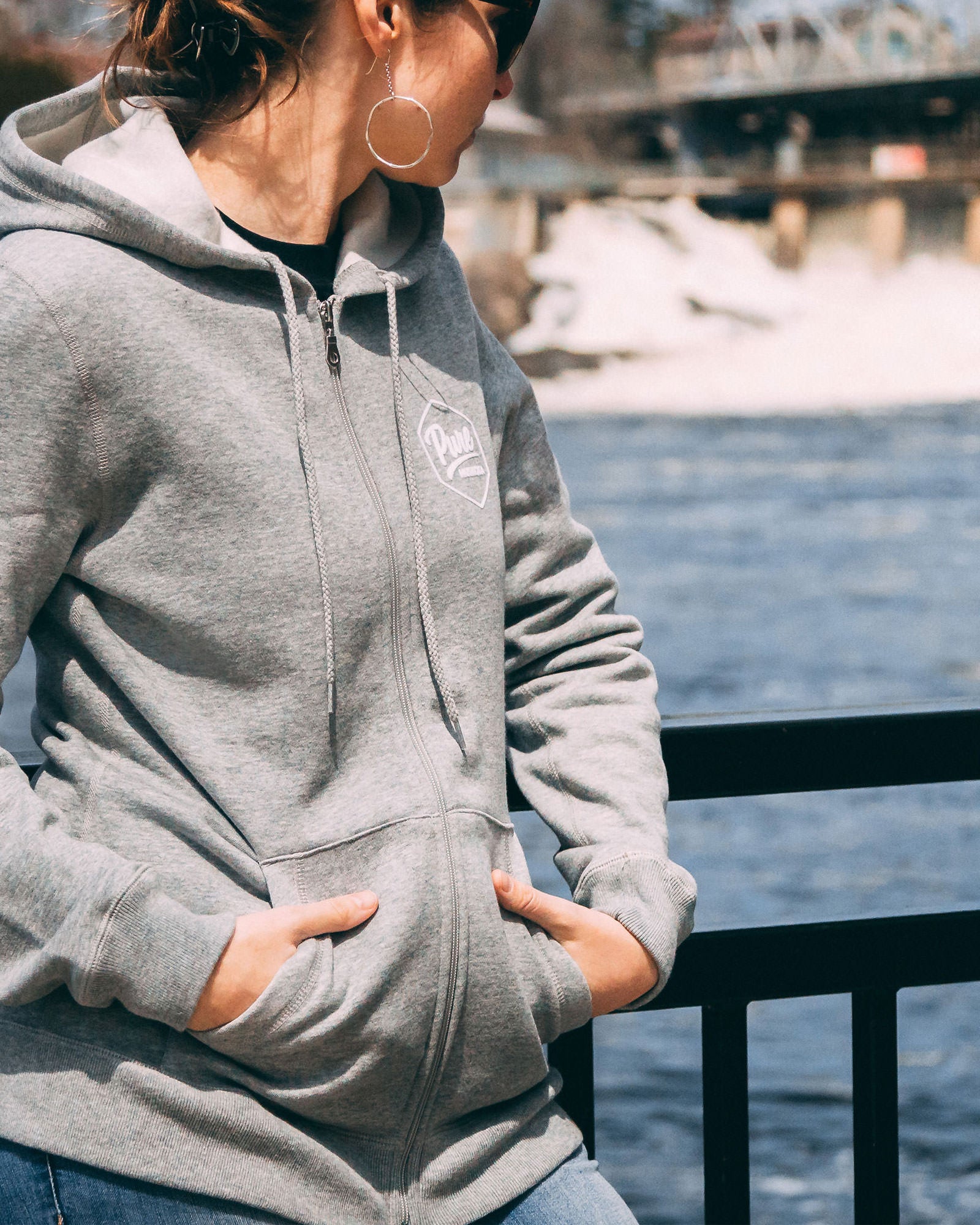 Women's Full Zip Hoodie – Pure Muskoka