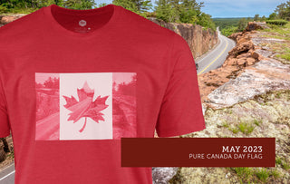 May 2023 - Pure Canada Day Flag - Pure Muskoka Retired Shirt