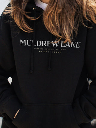 Muldrew Lake Hoodie - Black - Female Model