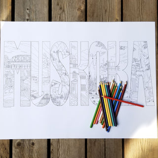 Colouring Posters (4-pack)