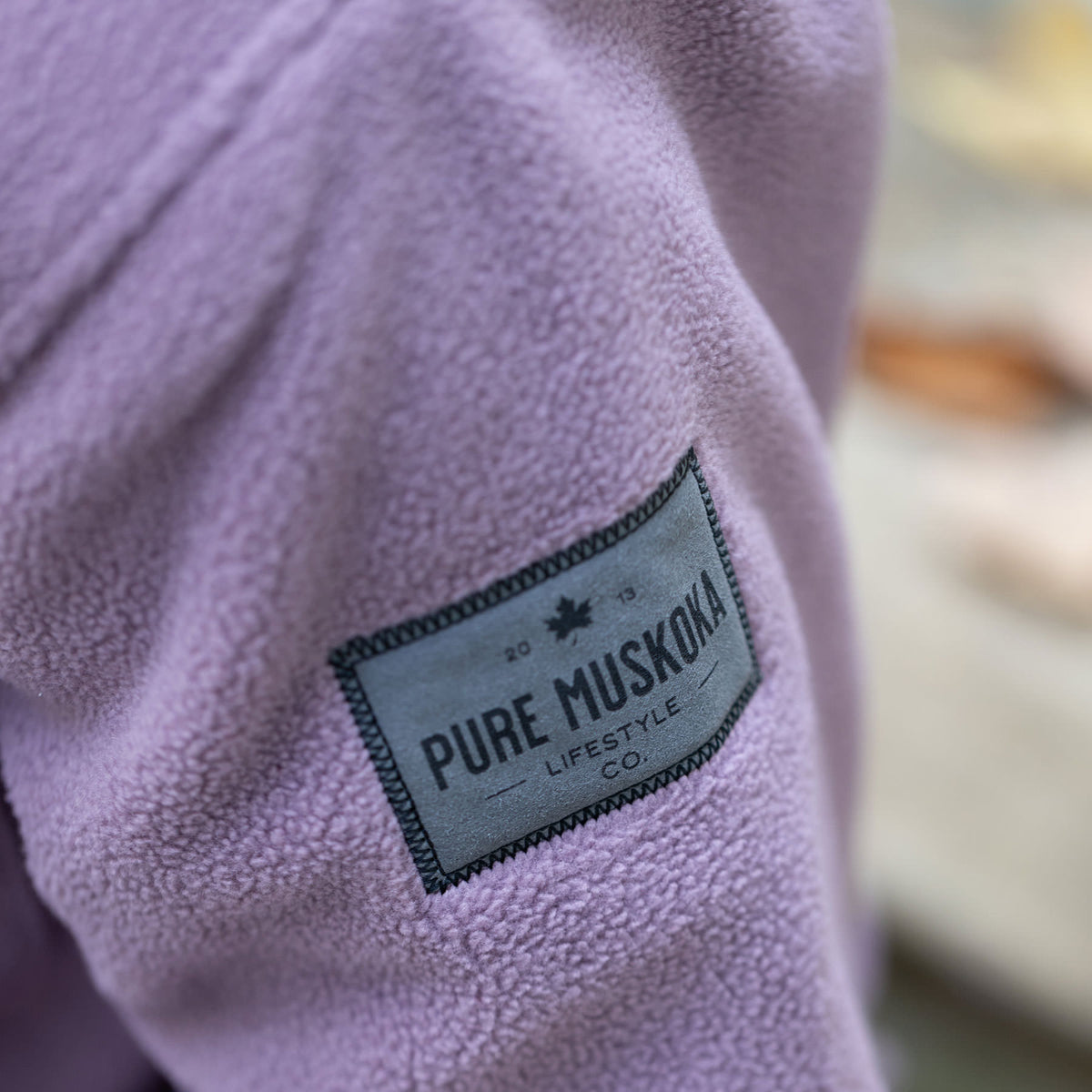 Nortfhfleece Overshirt - Eggplant - Close Up