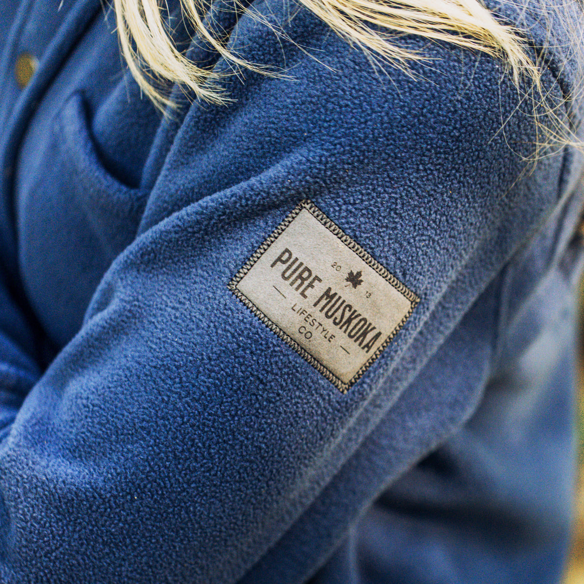 Nortfhfleece Overshirt - Navy - Female Model