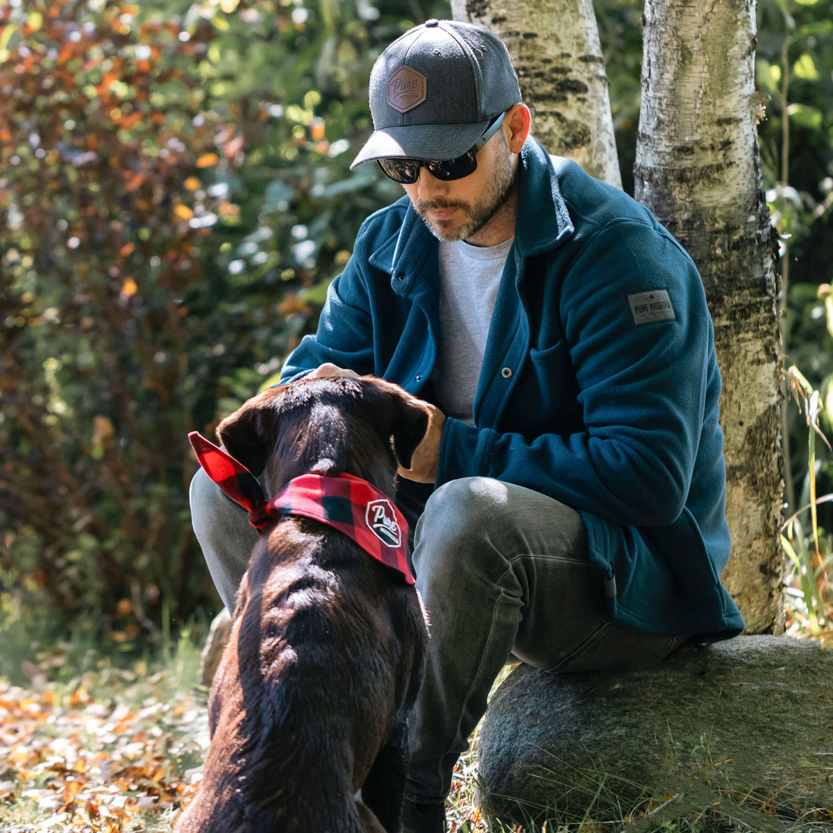 Nortfhfleece Overshirt - Navy - Male Model