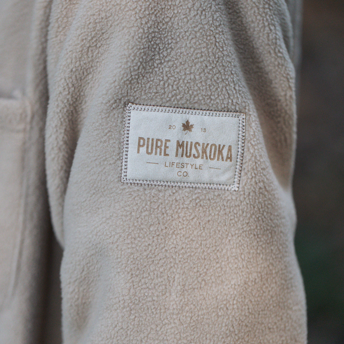 Nortfhfleece Overshirt - Sand - Close Up