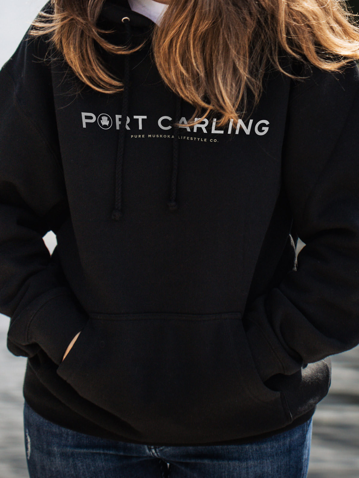 Port Carling Hoodie - Black - Female Model