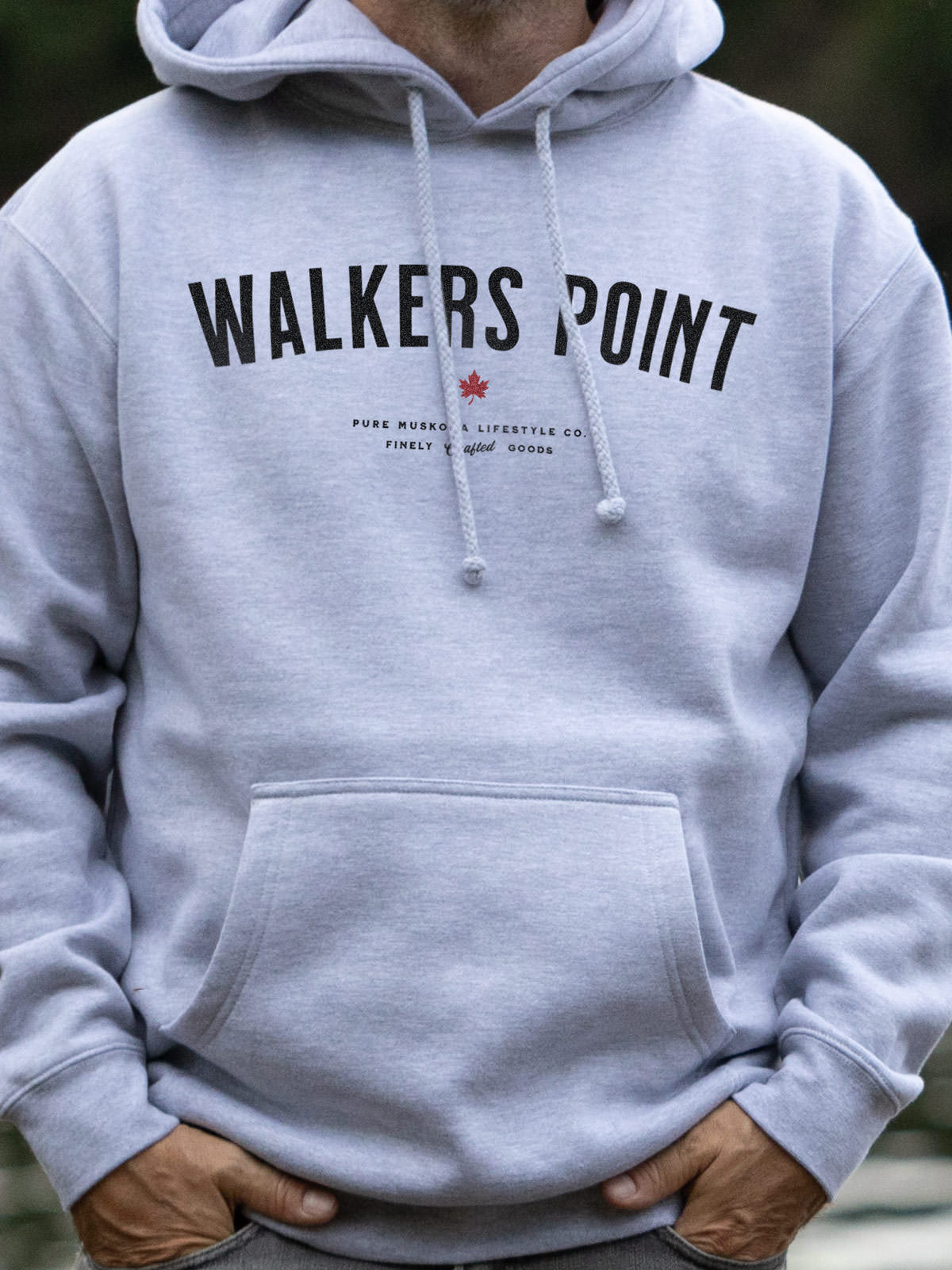 Walkers Point Hoodie - Athletic Grey - Male Model
