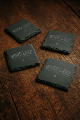 Wood Lake Coasters (Set of 4)