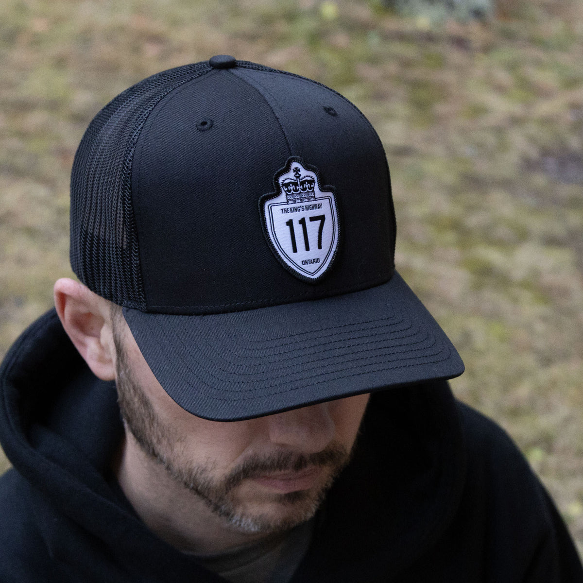 Highway 117 Patch Hat (Black)