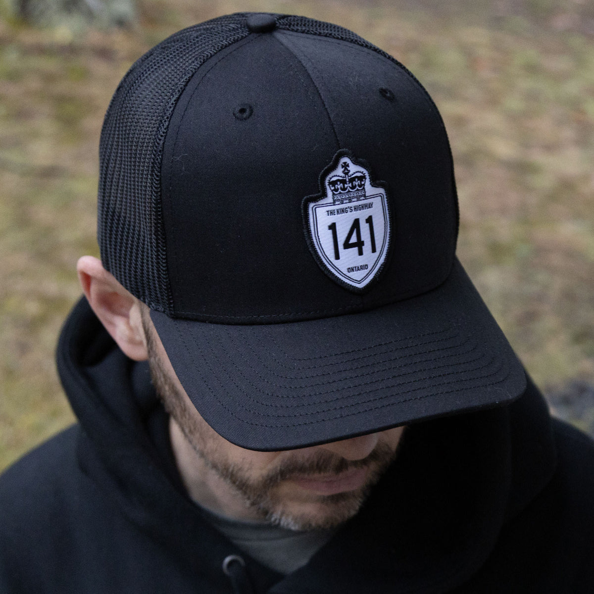 Highway 141 Patch Hat (Black)