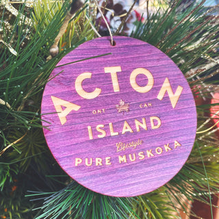 Acton Island Ornament