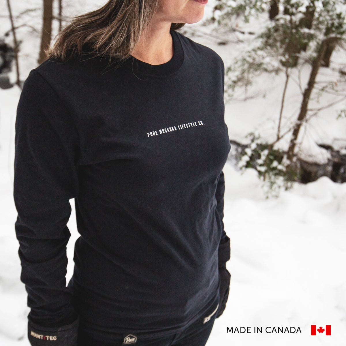 Long Sleeve T-Shirt - Small Text (Unisex)