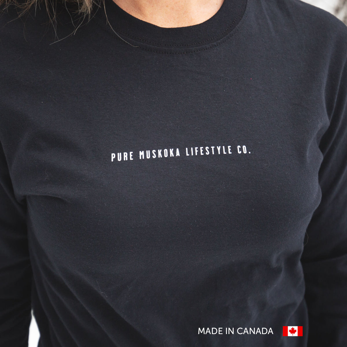 Long Sleeve T-Shirt - Small Text (Unisex)
