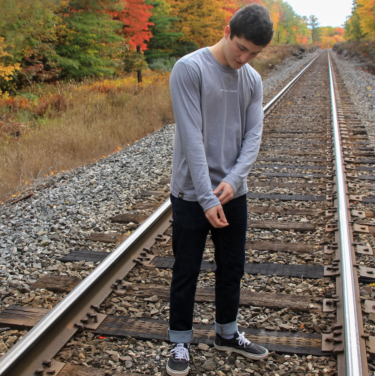 Long Sleeve T-Shirt - Small Text (Unisex)