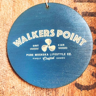 Walker's Point Ornament (Solid Colour)