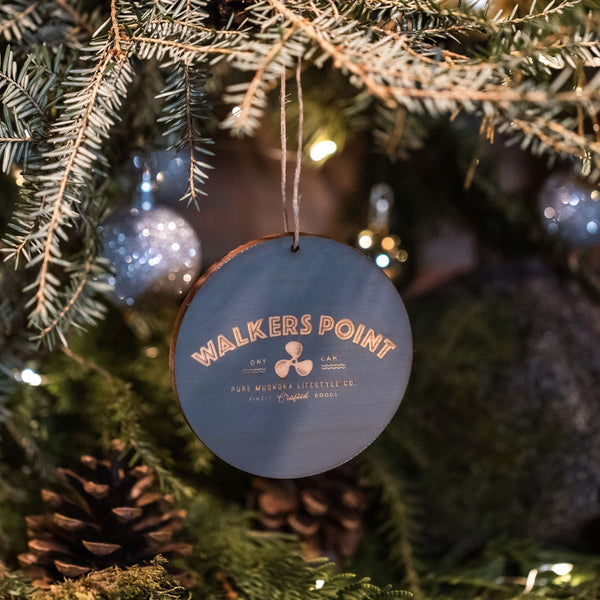Walker's Point Ornament (Solid Colour)